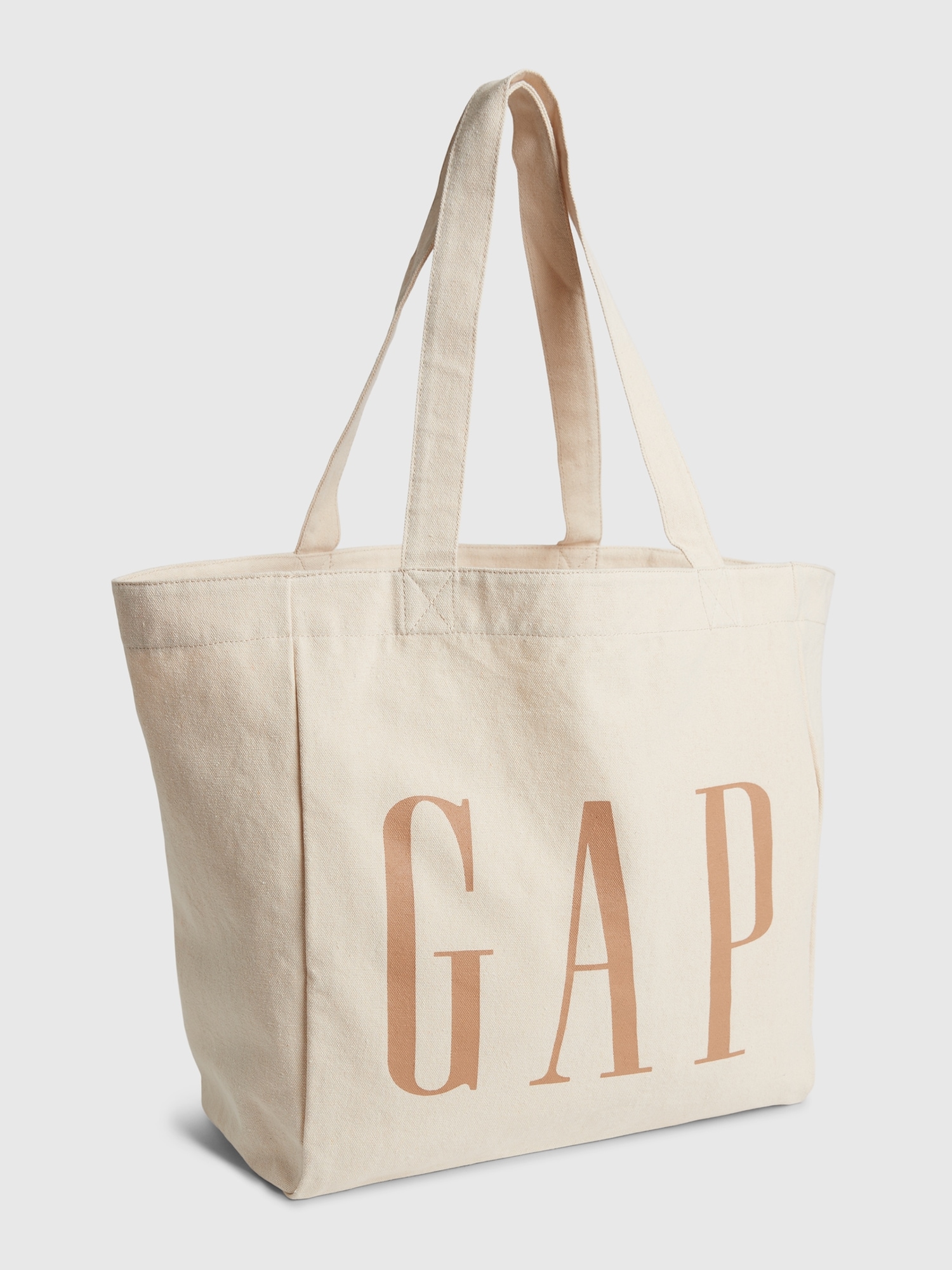 Gap Canvas Gap Logo Tote Bag beige. 1