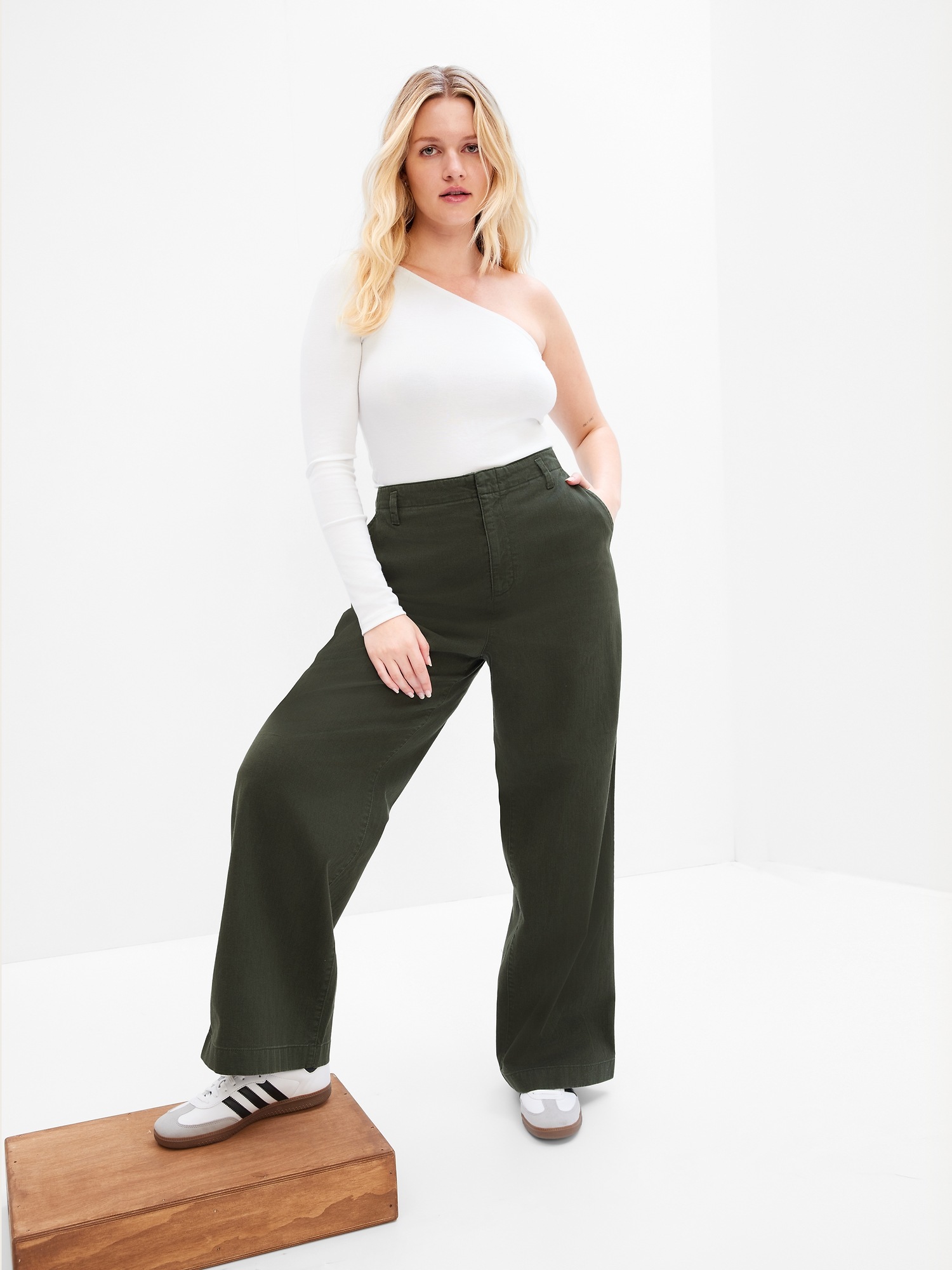Loose Khakis with Washwell | Gap