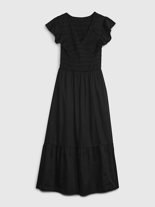 Image number 6 showing, Smocked Flutter Sleeve Midi Dress