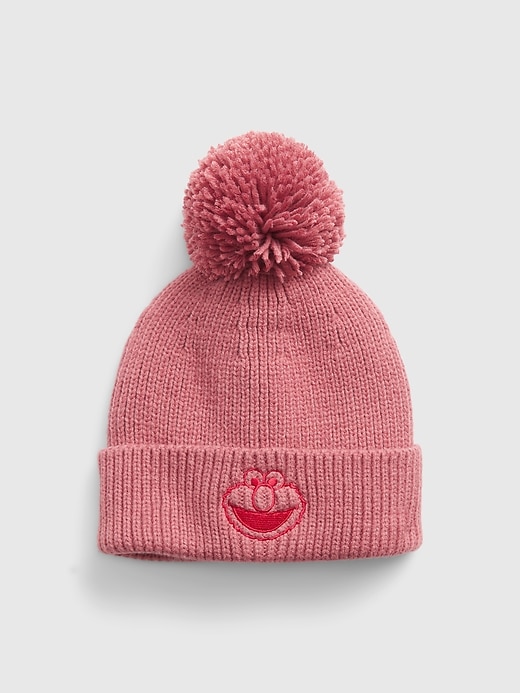 1 of 8 showing, with the color deco rose pink of product Baby & Toddler Sesame Street Pom Beanie