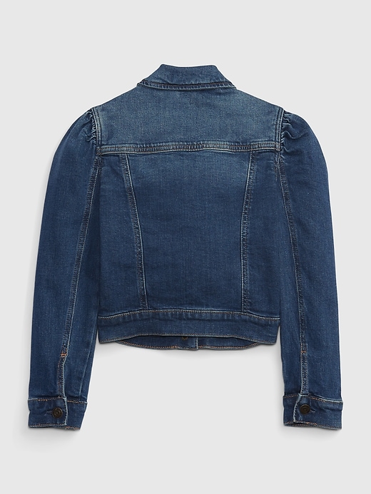財布・小物その他 Recycled Denim PuffUp Baby PuffUp Baby Soft Denim Puff-sleeve denim jacket in blue - Scotch Soda Kids | Mytheresa