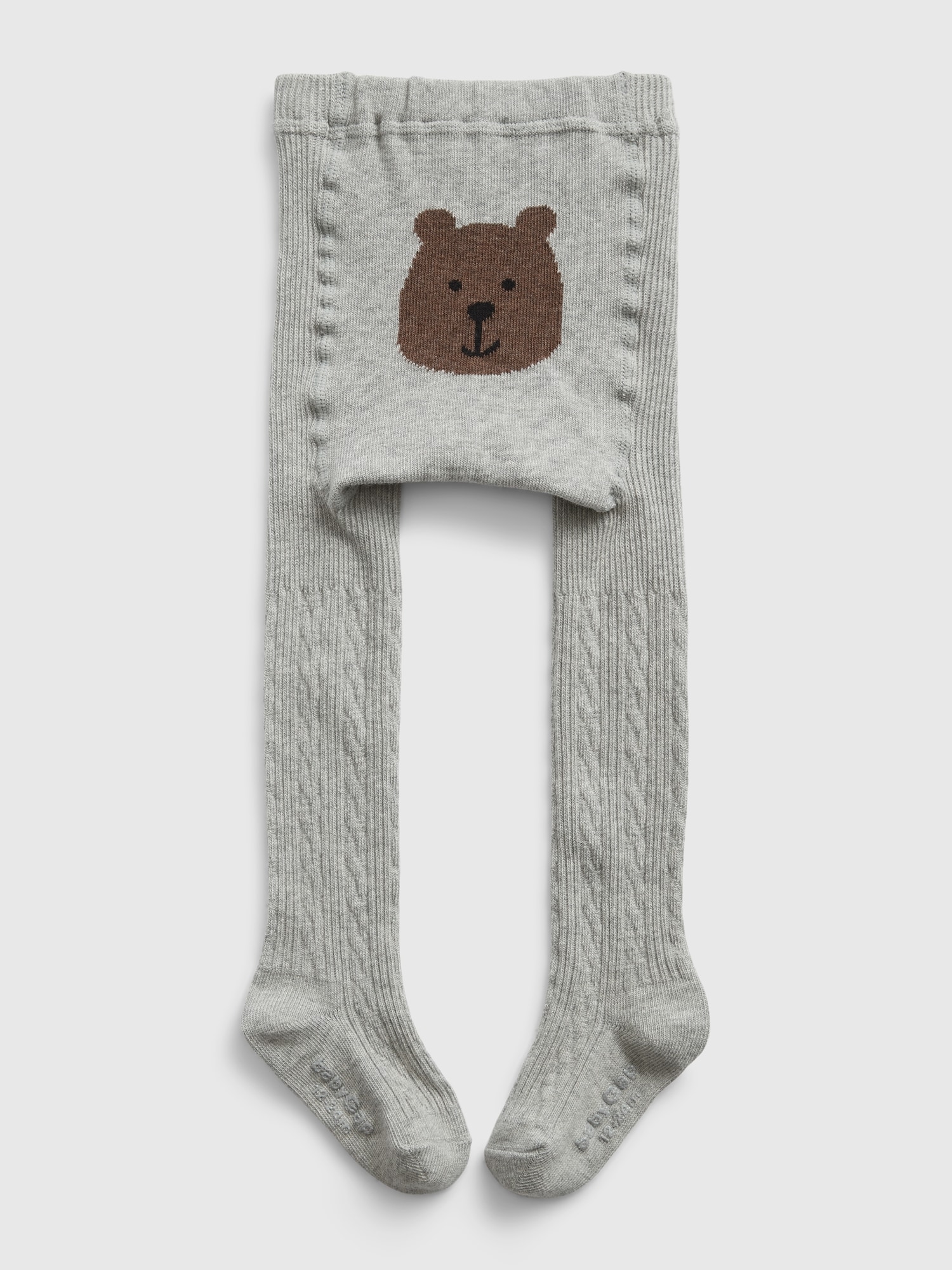 Gap Babies' Toddler Cable-knit Leggings In Grey