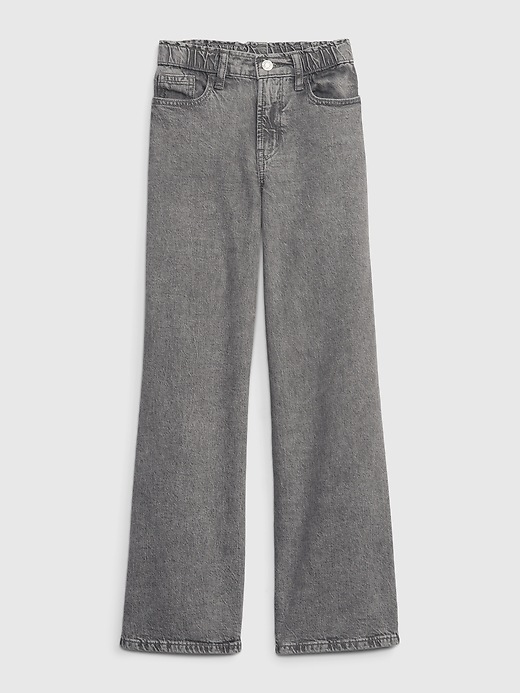 Kids Wide Stride Jeans with Washwell | Gap