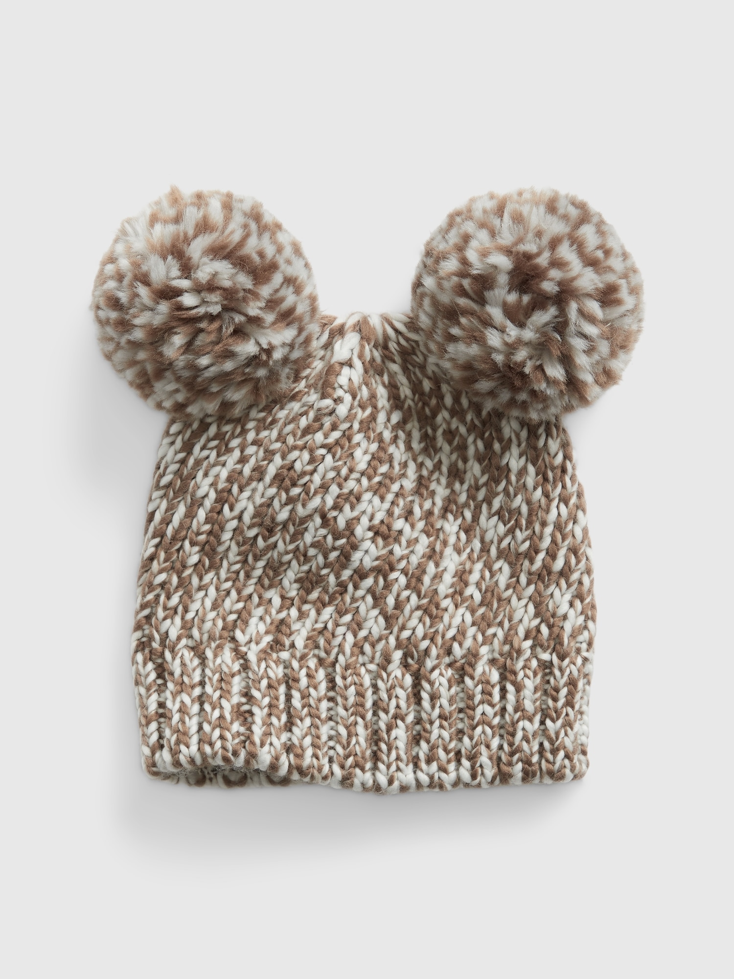 Gap Toddler Marled Double Pom Beanie