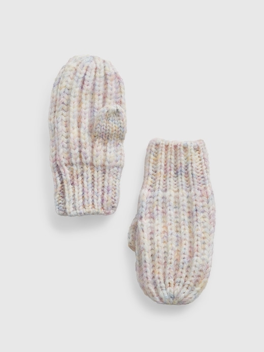1 of 8 showing, with the color multi of product Toddler Recycled Mittens