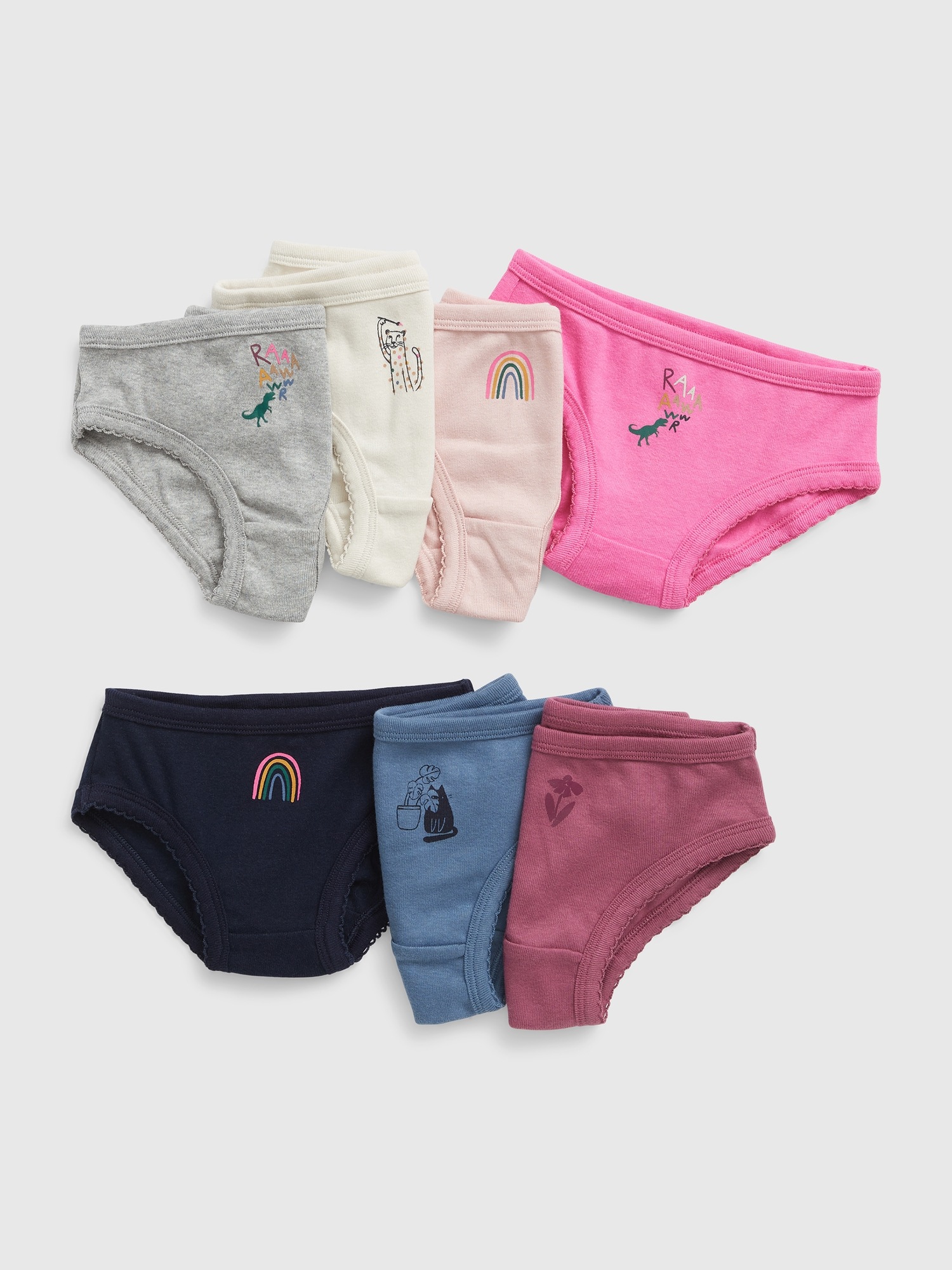 Gap Girls Underwear Minnie Mouse 5 Pack NWT Size 8 Retail $34.95 
