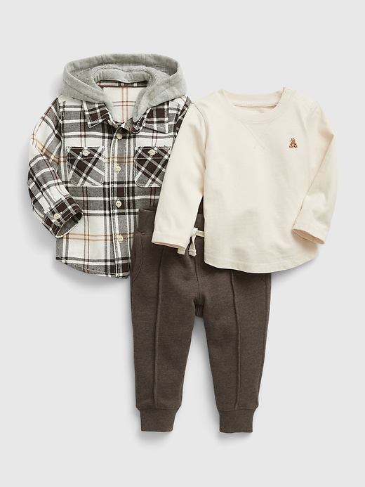 View large product image 1 of 1. Baby 3-Piece Outfit Set