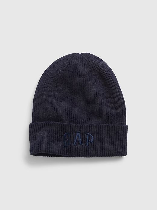 View large product image 1 of 1. Kids Organic Cotton Gap Logo Beanie