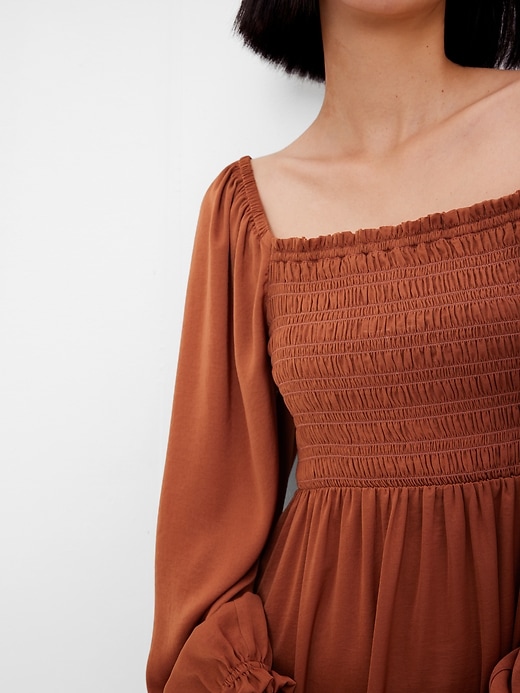 Image number 3 showing, Smocked Midi Dress