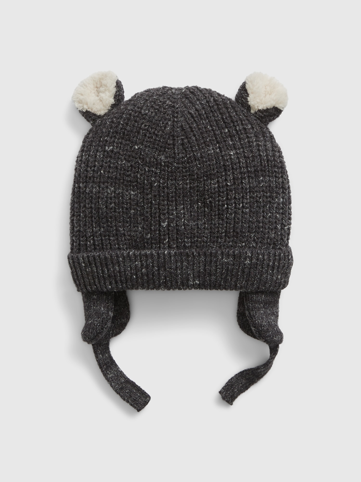 Baby Sherpa-Lined Bear Beanie