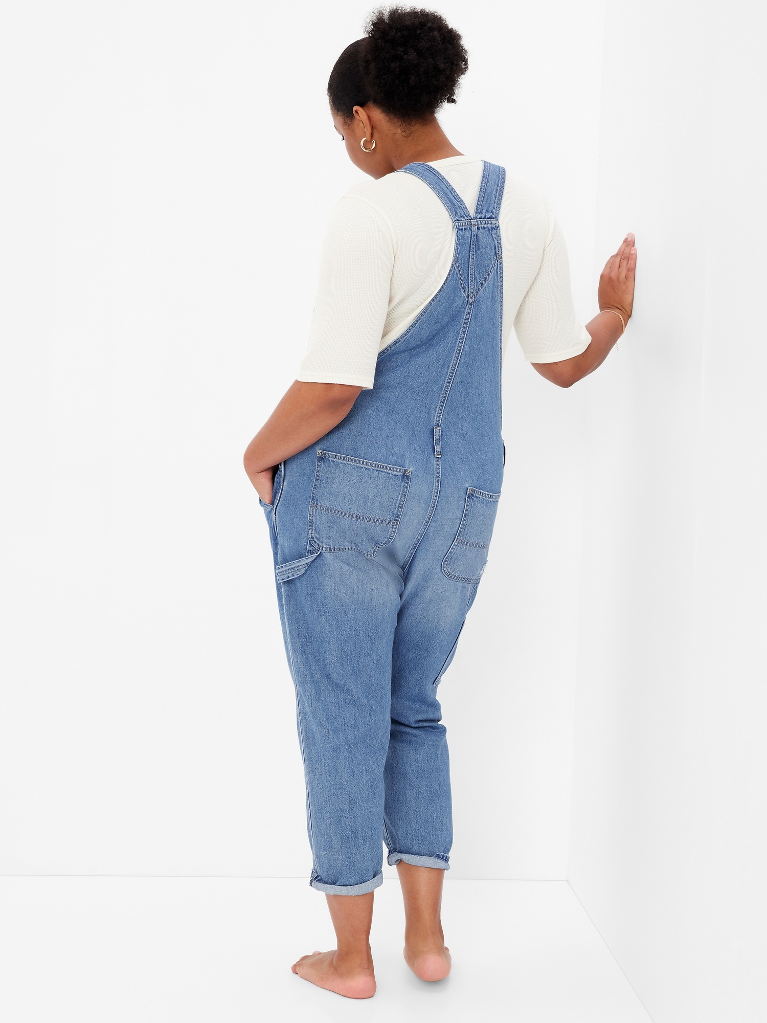 Женские комбинезоны Gap Slouchy Overalls — фото 5