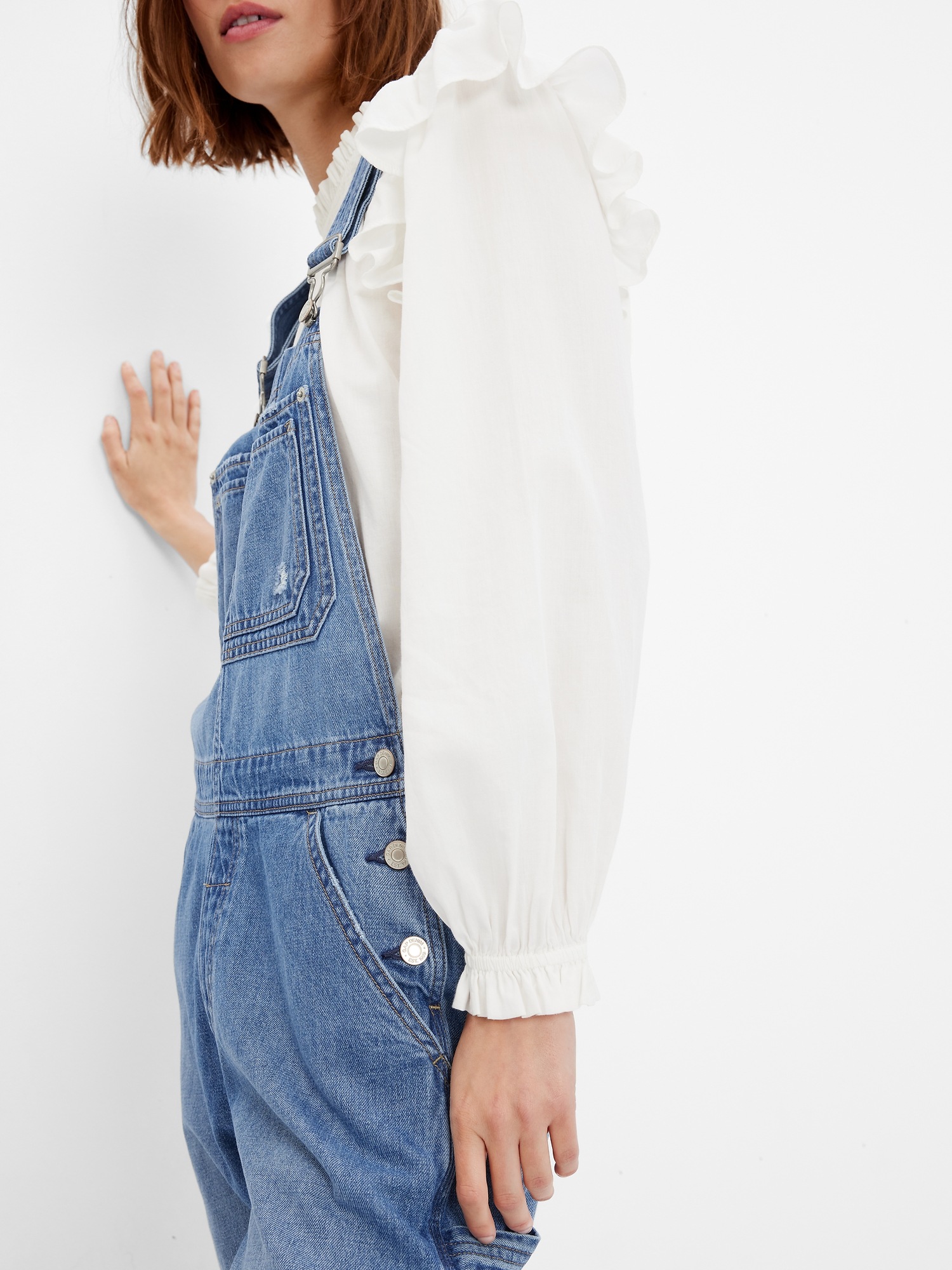 Женские комбинезоны Gap Slouchy Overalls — фото 3