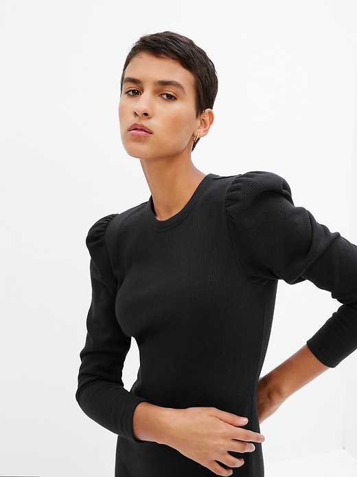 Puff Sleeve Mini Dress | Gap