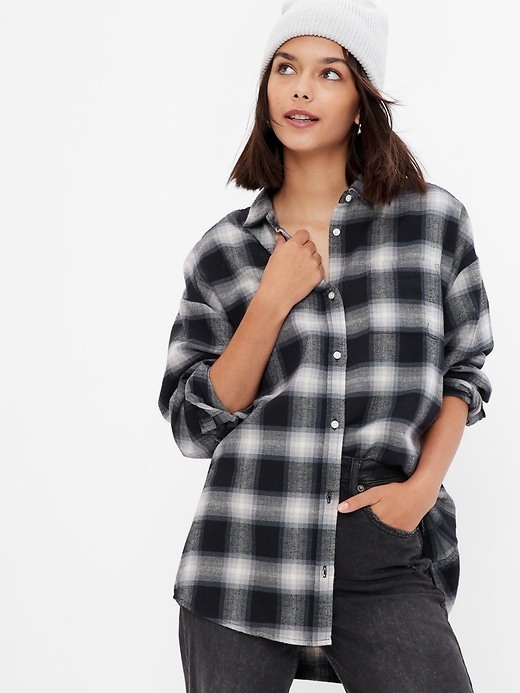 Teen Organic Cotton Flannel Shirt
