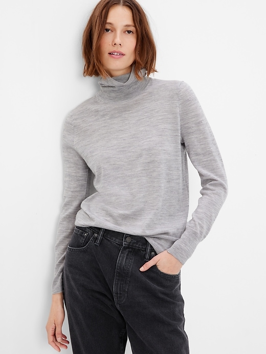 View large product image 1 of 1. Merino Turtleneck Sweater