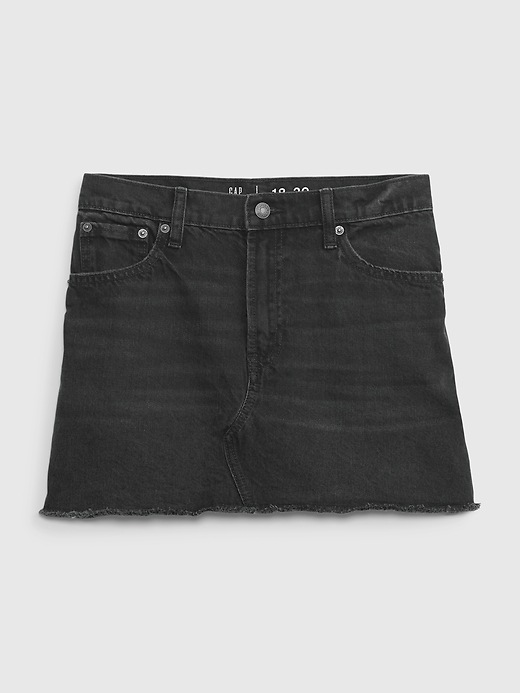 Image number 3 showing, Teen Denim Skirt with Washwell