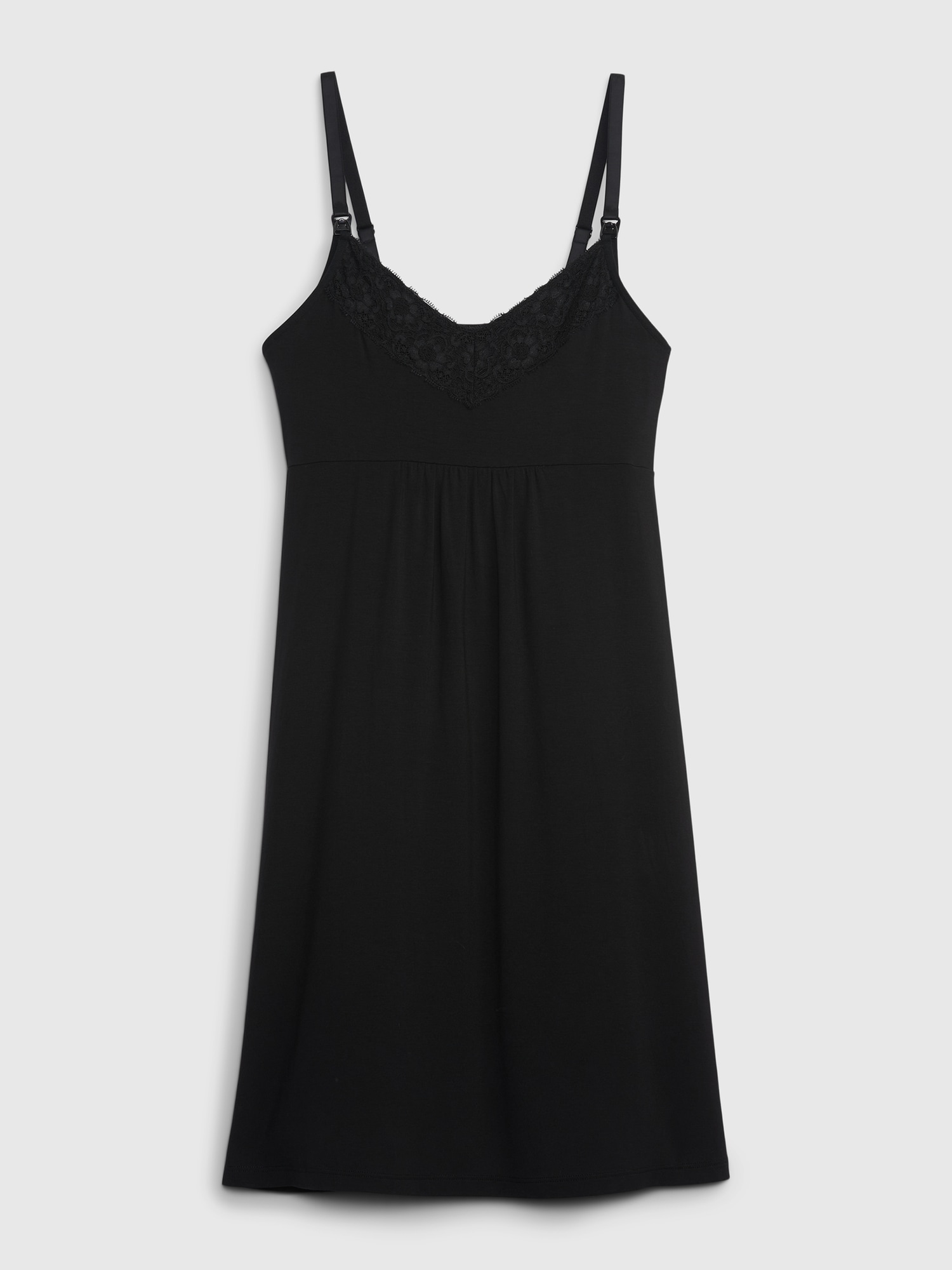 Gap Maternity Modal Nursing Pj Dress In Black