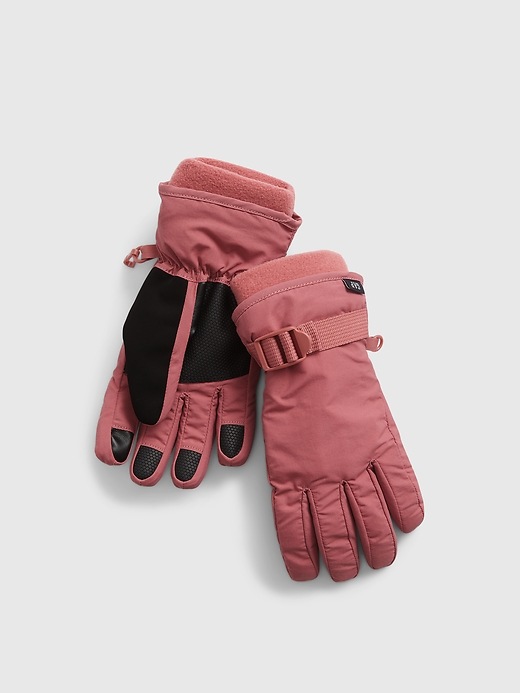 1 of 8 showing, with the color deco rose pink of product Kids Snow Gloves