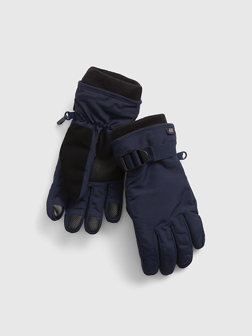 1 of 8 showing, with the color blue of product Kids  Snow Gloves
