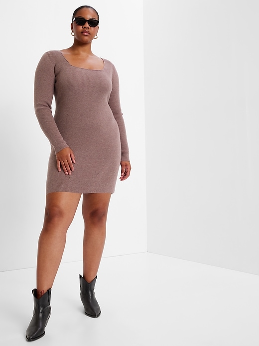 Image number 4 showing, Rib Mini Sweater Dress