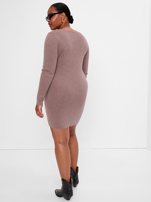 Image number 5 showing, Rib Mini Sweater Dress