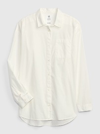 Teen 100% Organic Cotton Oversized Poplin Shirt