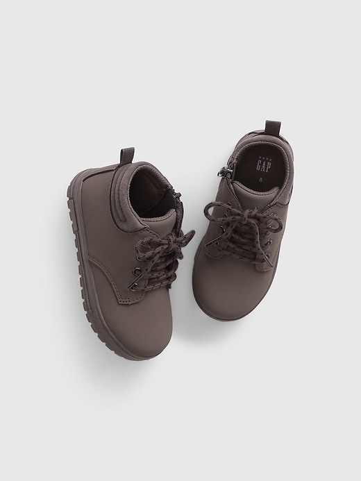 1 of 8 showing, with the color concrete grey of product Toddler Chukka  Boots