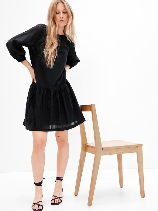 Gap Women's Tie-Back Cutout Mini Dress (Black)