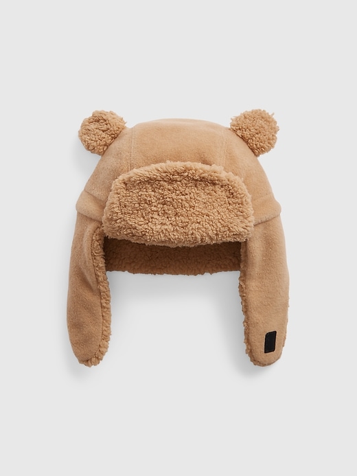 View large product image 1 of 1. Toddler Bear Trapper Hat