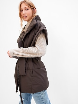 mens puffer vest gap