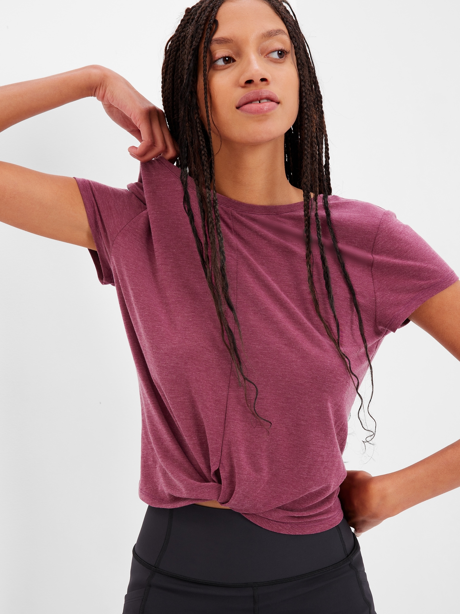 GapFit Breathe Shrunken TShirt Gap