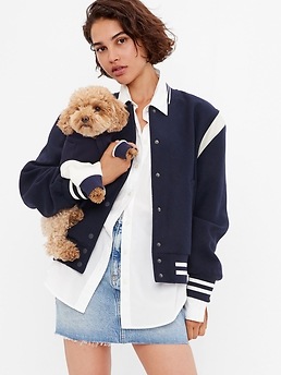 Gap deals varsity jacket