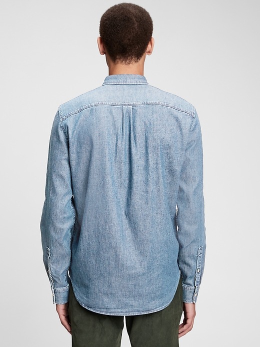 Image number 2 showing, Denim Pocket Shirt