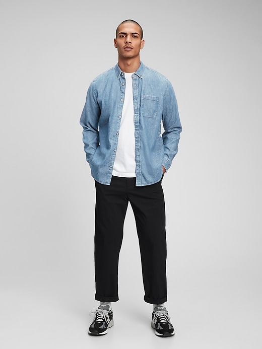 Image number 1 showing, Denim Pocket Shirt