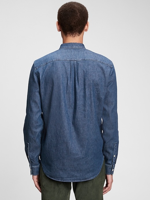 Image number 2 showing, Denim Pocket Shirt