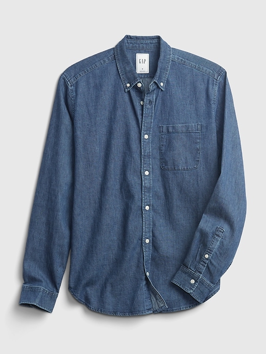 Image number 10 showing, Denim Pocket Shirt