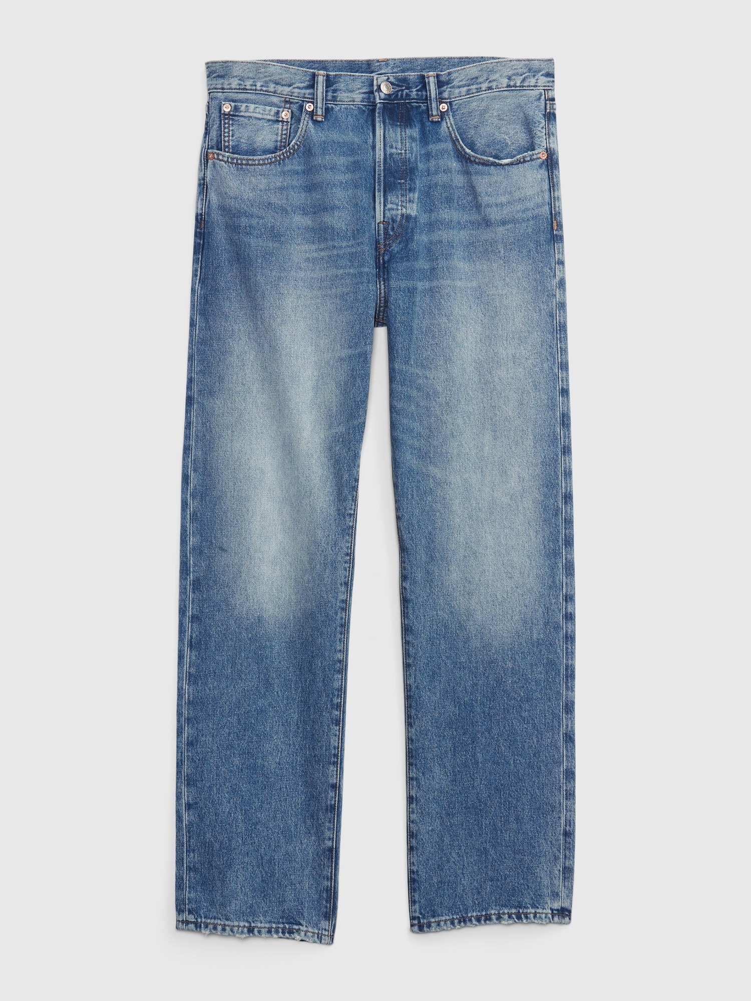 Organic Cotton Button Fly '90s Original Straight Fit Jeans | Gap