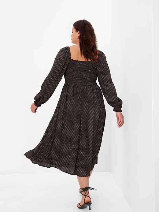 Image number 5 showing, LENZING&#153 ECOVERO&#153 Smocked Midi Dress