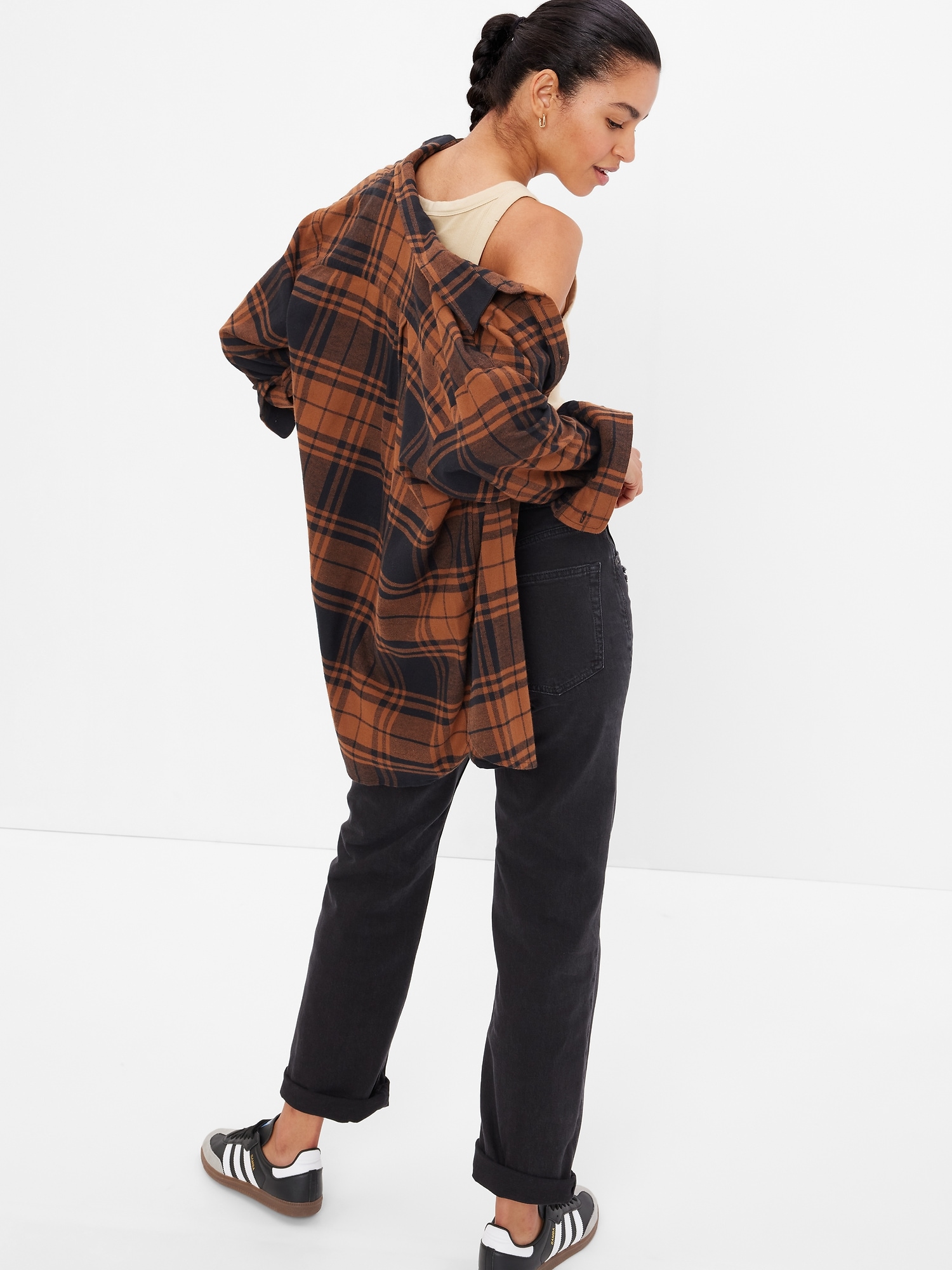 Flannel Big Shirt Gap