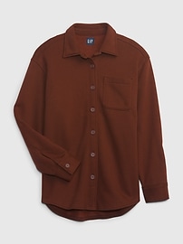 Vintage Soft Oversized Shirt Jacket
