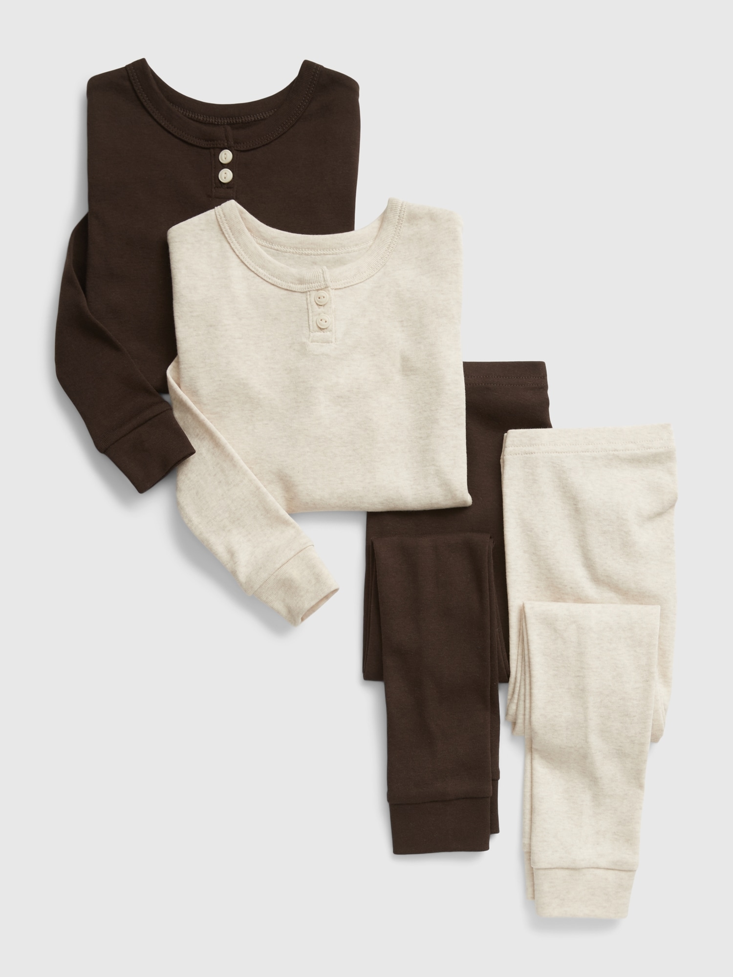 babyGap 100 Organic Cotton Henley PJ Set (2Pack) Gap