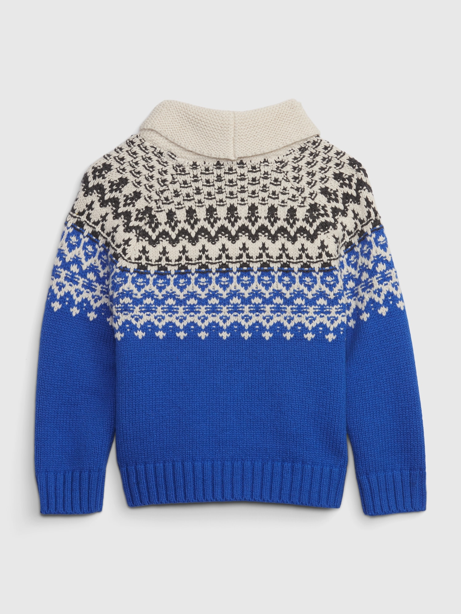 Toddler Fair Isle ZipUp Sweater Gap