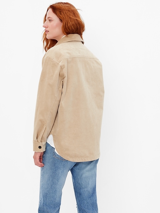 Oversized Corduroy Shirt Gap