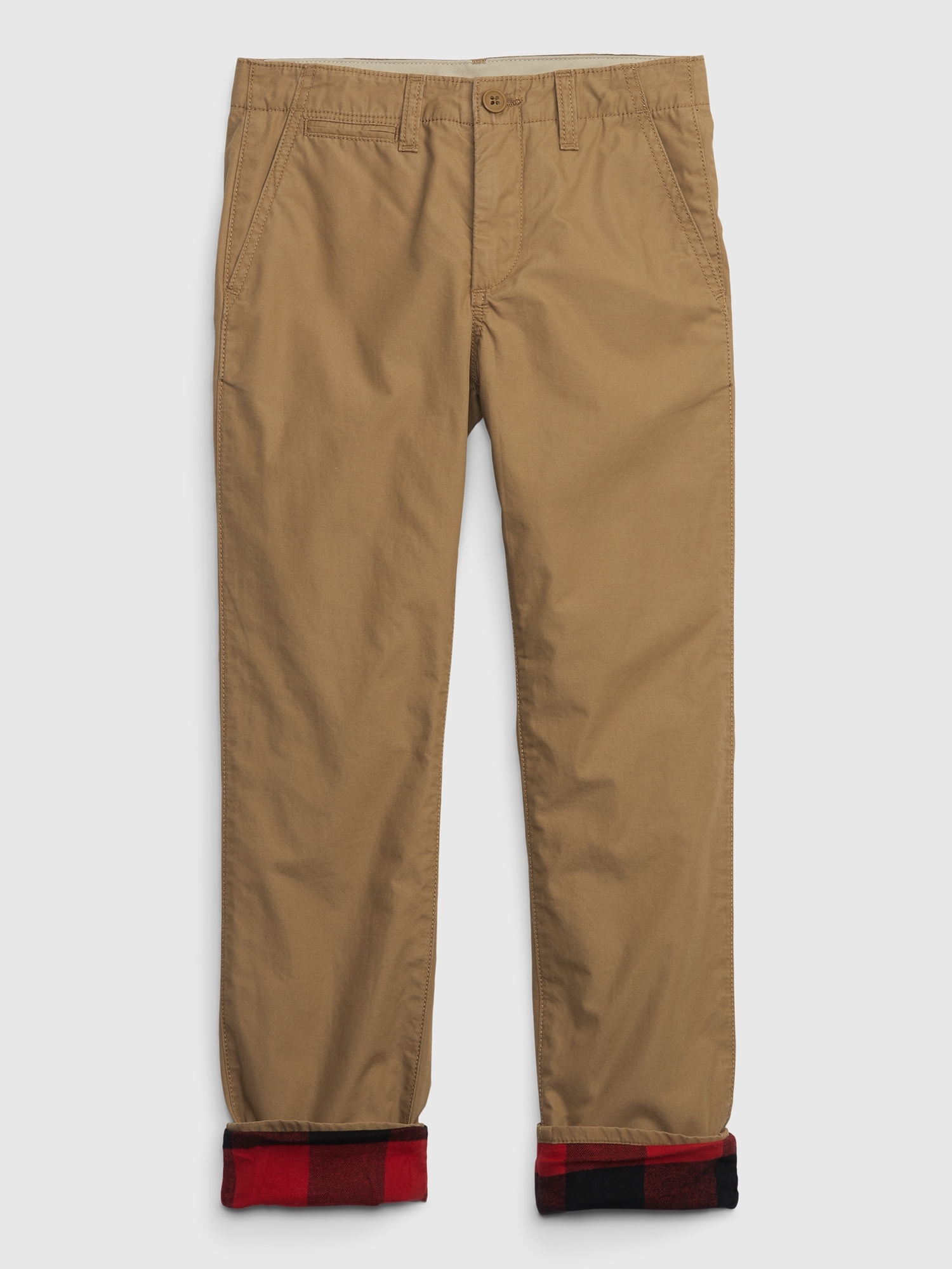 Kids Jersey-Lined Khakis with Washwell