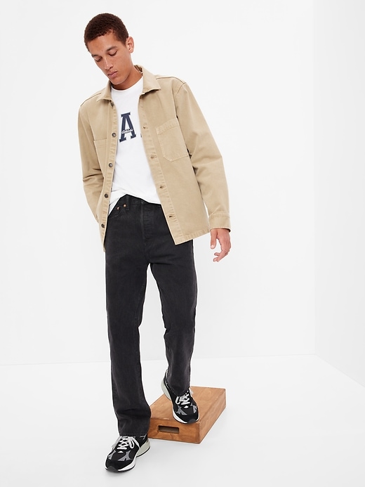 Image number 1 showing, Organic Cotton Button Fly '90s Original Straight Jeans