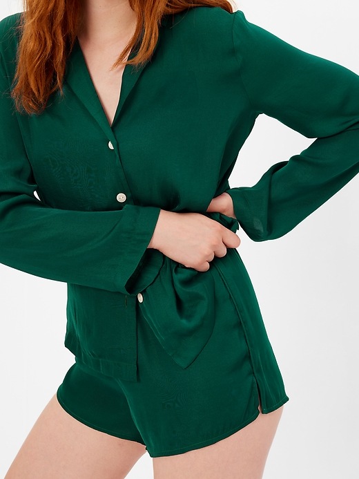 Satin Sleep Shorts Gap