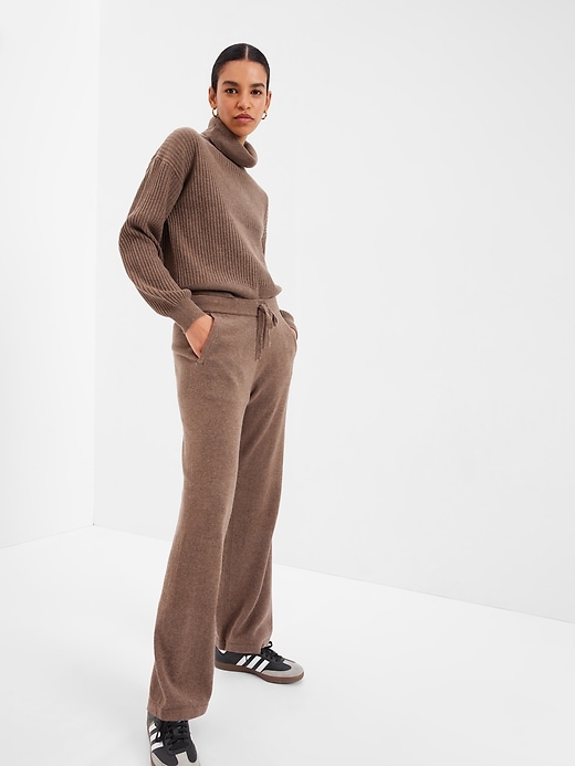 View large product image 1 of 1. CashSoft Straight Sweater Pants