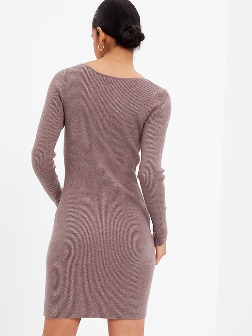 Image number 2 showing, Rib Mini Sweater Dress