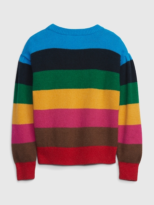 Image number 2 showing, Kids Happy Stripe Sweater