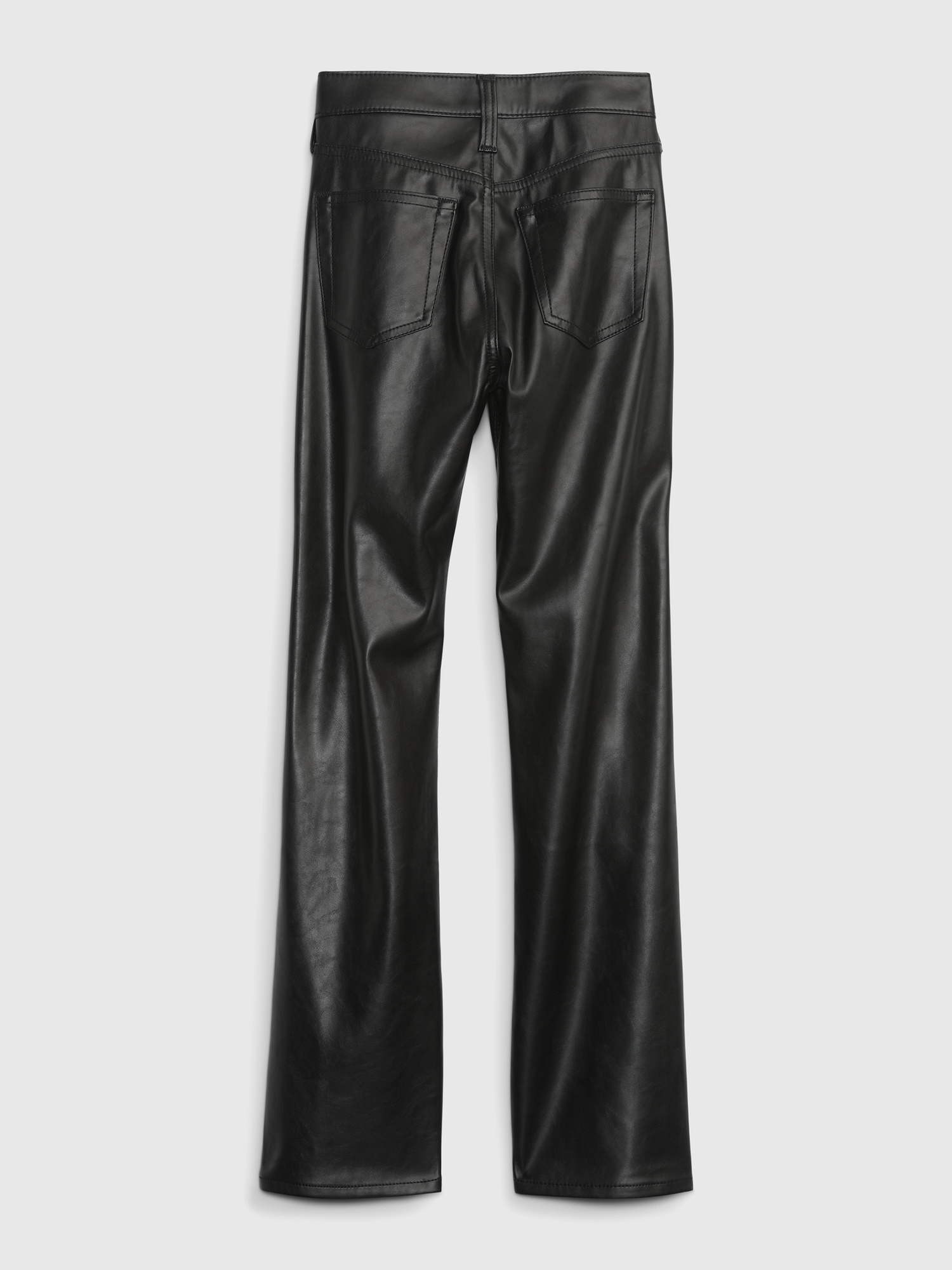 Kids High Rise Vegan Leather '90s Loose Pants | Gap